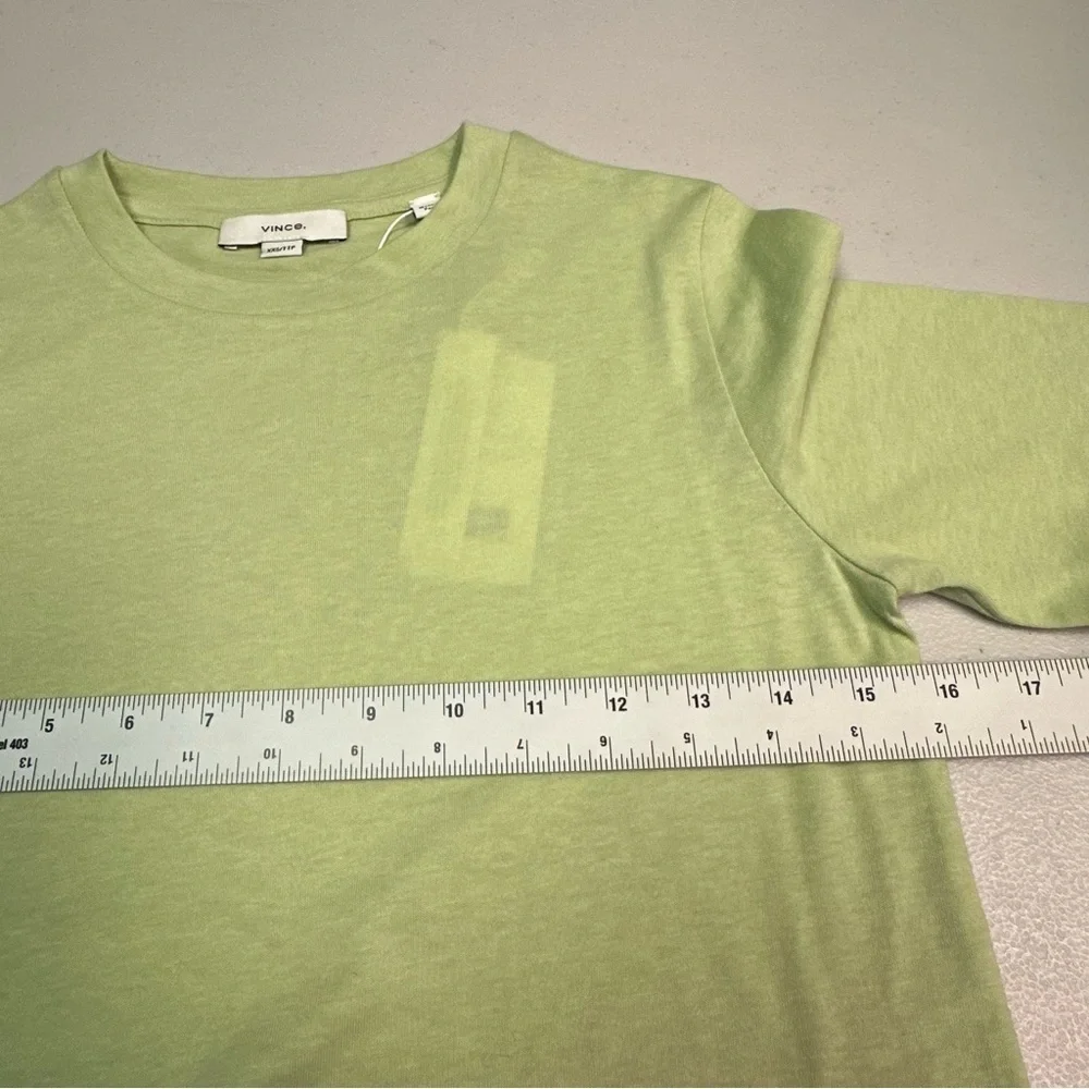 Vince Women’s Sage Green Short Sleeve Tee Size XXS